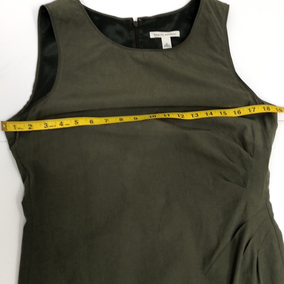 Banana Republic - shift dress with side pleat detail. - fern green - siz… - Picture 6 of 8